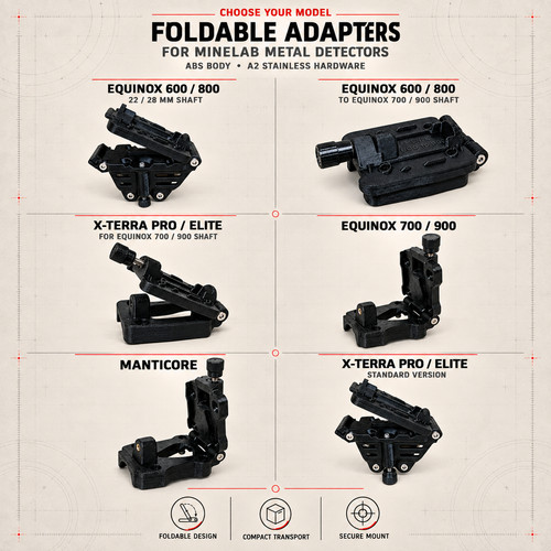 Minelab foldable adapter - minelab, /