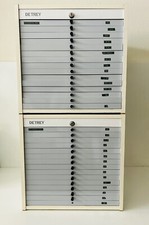 Zahnschrank ( 2St)  mit 30 Schubladen mit 555 VITAPAN Front/Seitenzahngarnituren