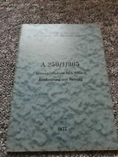 NVA VORSCHRIFT A 250/1/305 RETTUNGSFALLSCHIRM BE8,SERIE 2 FALLSCHIRMJÄGER