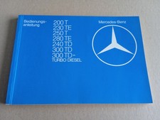 Mercedes Benz Handbuch Typ 123