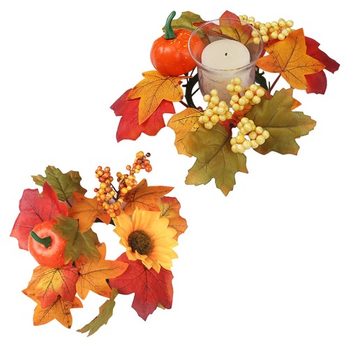 Herbst kerzenring kranz - kerzenring,