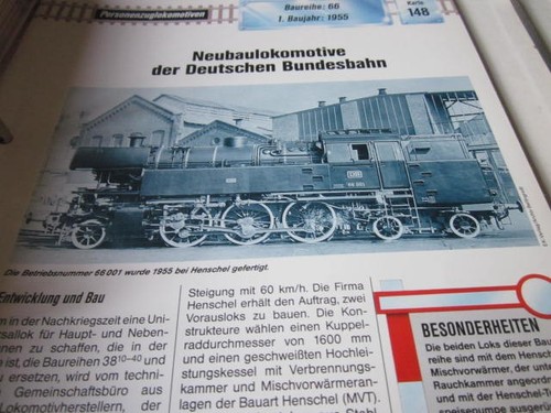 Dampflok neubaulok db - 66,