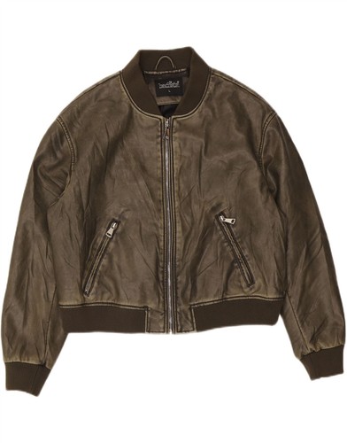 Vintage damen crop kunstleder - damen,