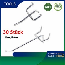 30x Lochwandhaken Set Metall