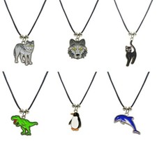 1 Kette Wolf Katze Dino