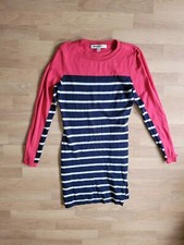 clements ribeiro Kleid Strick  Gestreift Baumwolle Kaschmir Gr. M 38/40 Wie Neu