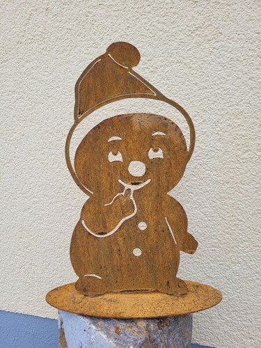 Schneemann nobbi edelrost - schneemann,