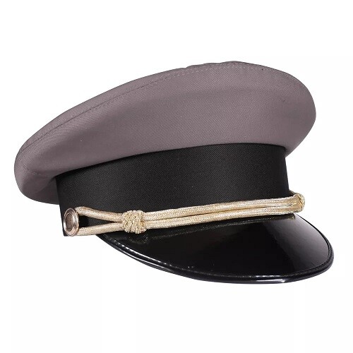 Grauer chauffeur hut fahrer - chauffeur,