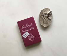 Handschmeichler Bronze 4,8 x 4 cm in Geschenkschachtel Maria Laach Silberbronze