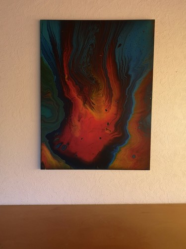 Original acrylbild fluid - acrylbild,