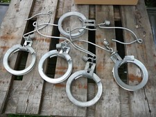  5 Stück BW Abspannhaken Baumhaken Feldkabelbau Bundeswehr gebraucht Feldtelefon