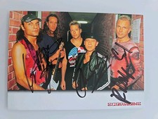 SCORPIONS Autogramm Signiert Autograph Signed Original Autogrammkarte 
