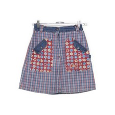 Oilily, Rock, Größe: 176, Blau/Rot/Mehrfarbig, Baumwolle, Mädchen -ptg