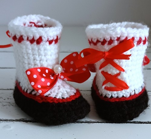 Baby minie häkelschuhe - baby,