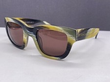 Liebeskind Sonnenbrille Damen braun  Eckig all over print horn 115 Germany