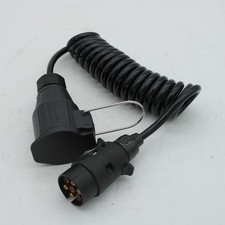 Kingmaz Spiral-Verlängerungskabel 7-13 Pins 2,5m Trailer Trailer-Verlängerungska