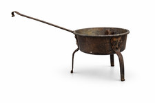 antiker Kupfertopf Kochtopf