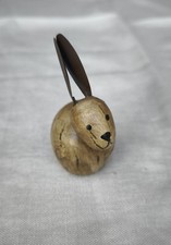 alter Osterhase Holz Hase DDR ca. 9 cm