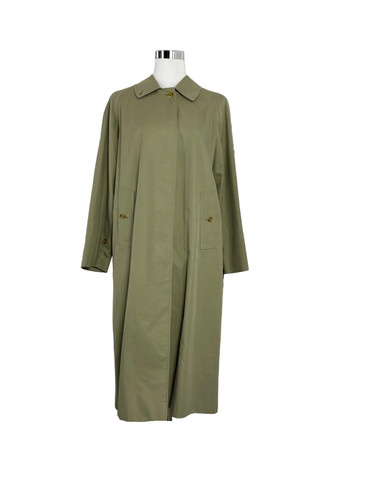 Vintage burberry car coat oliv - vintage,