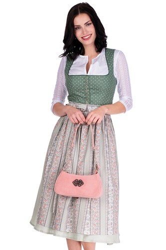 Midi dirndl olivera schilf - midi,