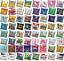 Disney Marvel Kissenbezug Samt Effekt Velour Kissenhülle Kopfkissenbezug 40x40cm