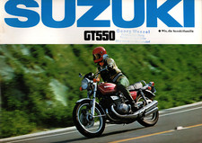 Prospekt Suzuki GT 550 Motorrad