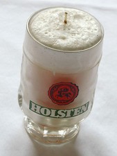 0,3l Holsten Glas als Kerze