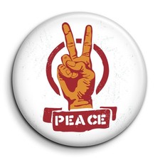 Peace - Abzeichen 38mm Knopf