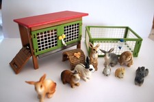 Schleich Hasenset mit Stall