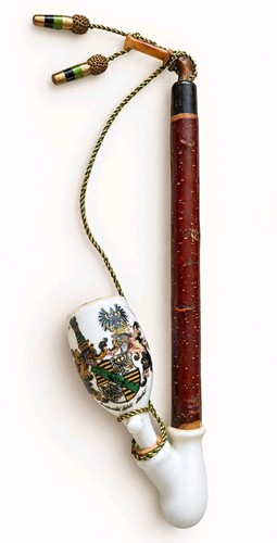Alte porzellanpfeife corps - porzellanpfeife,