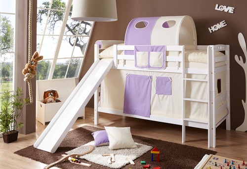 Ticaa etagenbett mit rutsche - etagenbett,