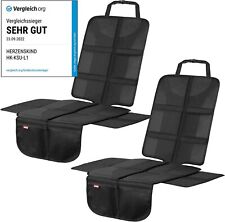 HerzensKind Premium Kindersitzunterlage - der Beste Schutz für Ihre Autositze 2x