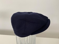 TED BAKER Schiebermütze Elijaah Gatsby Schirmmütze Navy S/M Mütze Kappe Cap wNEU