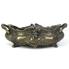 Alte Bronze Jardiniere im