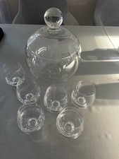 Bowle Set Glas mit 6 Gläsern