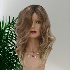 Gisela Mayer FULL LACE Perücke in GOLD ROT BLOND langes Volumen wie ECHTHAR NEU