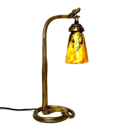 Daum nancy art deco tischlampe - nancy,