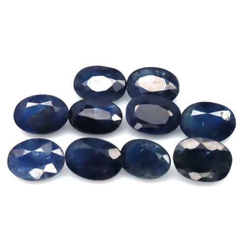 Natürlicher blauer ovaler