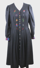 Perry Country Vintage Kleid, Wolle,Trachten,Damen Gr.40/42, sehr guter Zustand