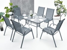 6+1 Sitzgruppe Gartenmöbel