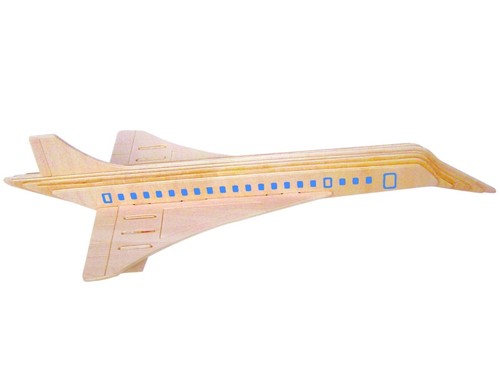 Concorde holzbausatz - concorde, 3d
