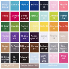  Filz Bastelfilz 3 mm Dick / 90 cm Breit - 25 cm-Taschenfilz Meterware 45 Farben