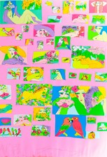 Walasse Ting: Dinge, Die Ich Mag (Rose) - Originale Signierte Siebdruck