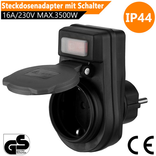 Steckdosen adapter schalter - adapter,