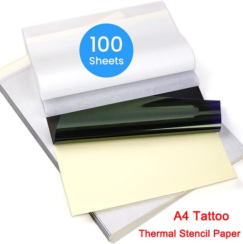 100 tattoo transfer papier - 100,