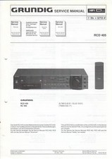 GRUNDIG - RCD 405 - Service