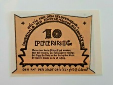CRIVITZ REUTERGELD NOTGELD 10