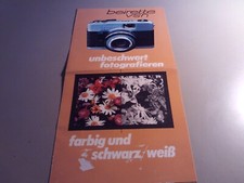 Alte Reklame Pentacon Dresden Kamera Beirette vsn