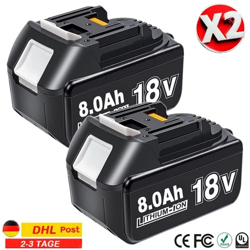 2stück 0ah 18v - 2stück, 8,0ah