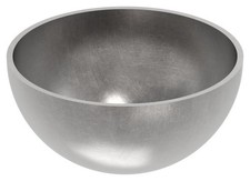 Halbhohlkugel Stahl roh Ø